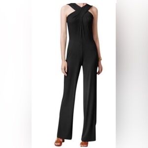 Michael Kors Black One-Shoulder Wide-Leg Jumpsuit